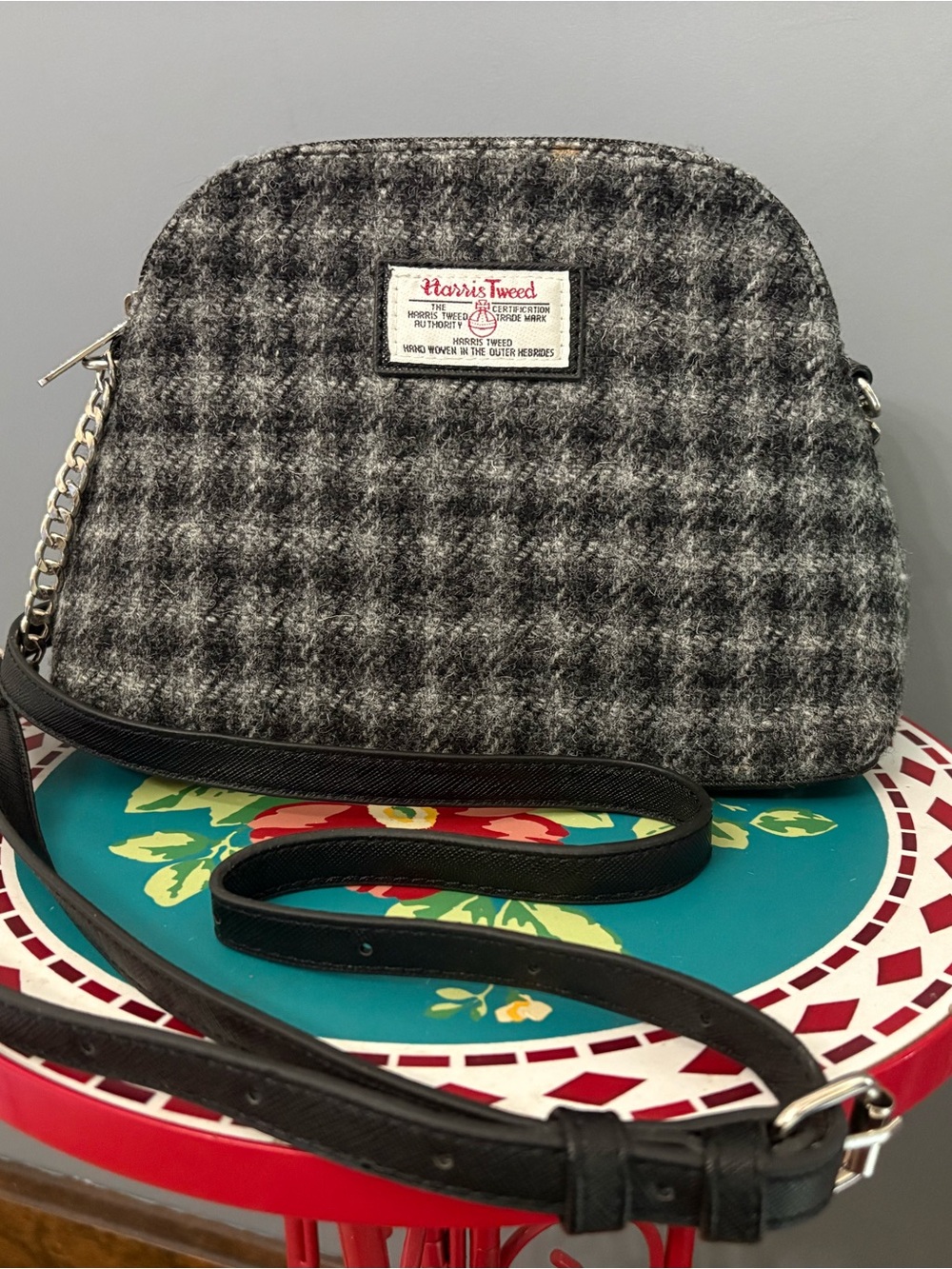 Harris Tweed Crossbody Bag - Leven